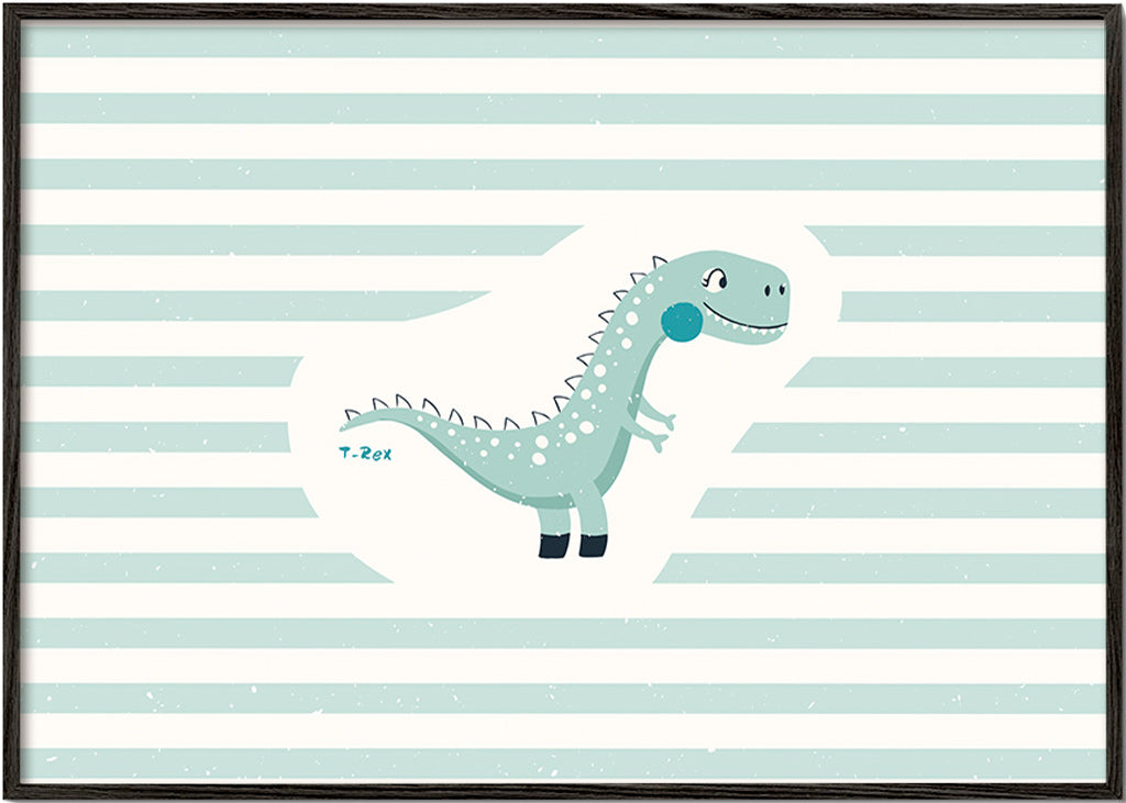 Plakat dziecięcy T-Rex zabawny