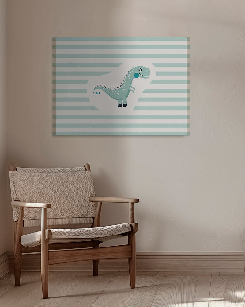 Plakat dziecięcy T-Rex zabawny