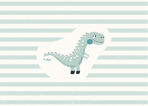 Plakat dziecięcy T-Rex zabawny