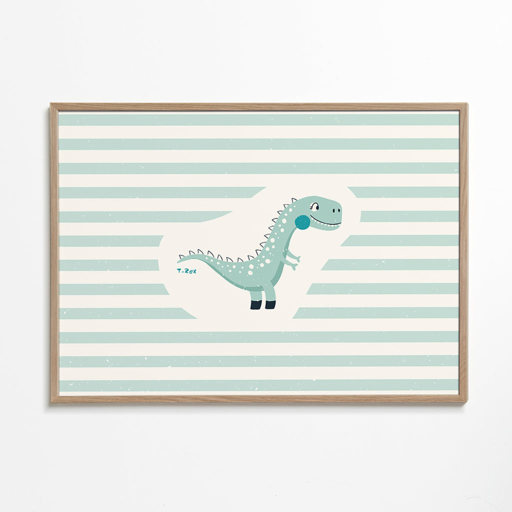 Plakat dziecięcy T-Rex zabawny