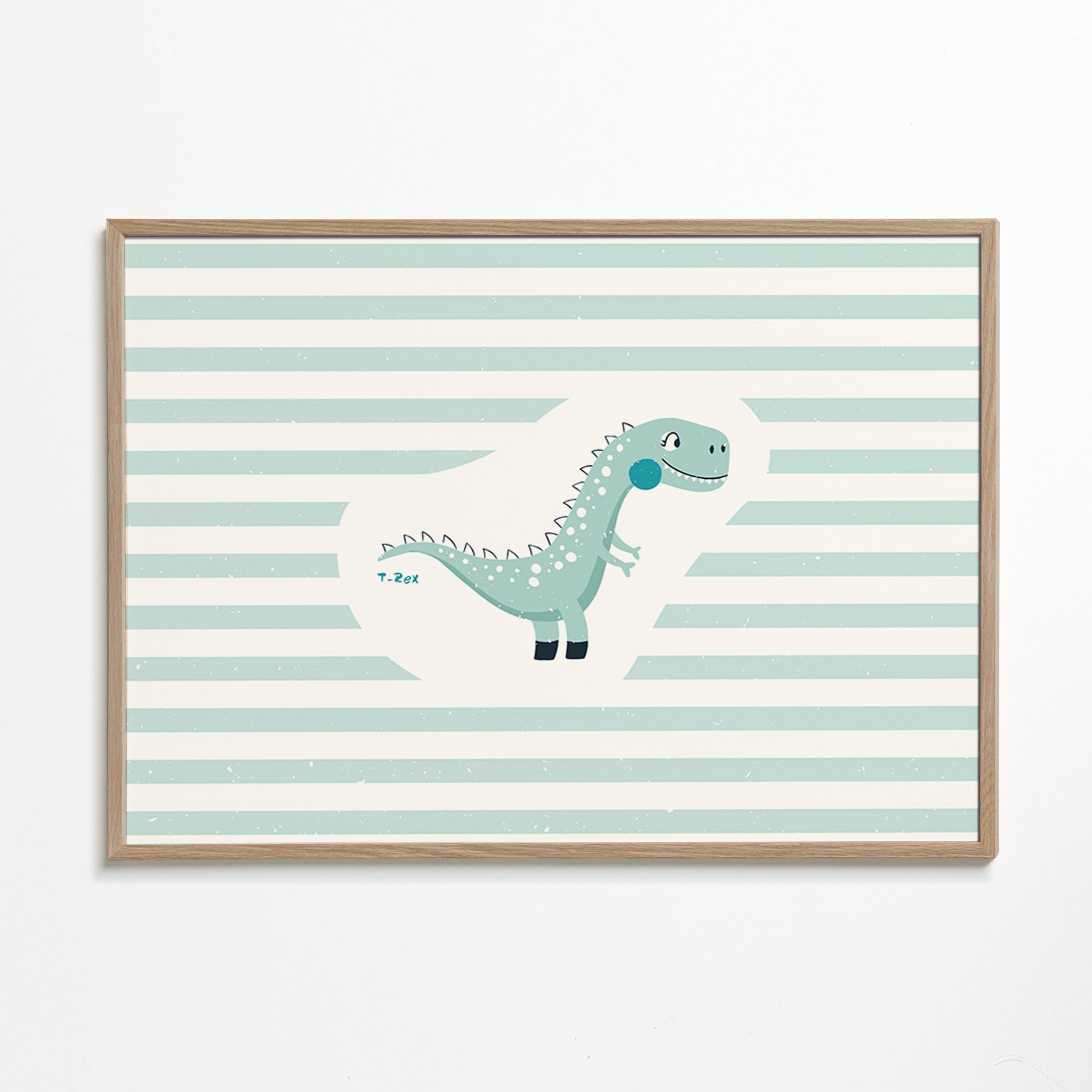 Plakat dziecięcy T-Rex zabawny