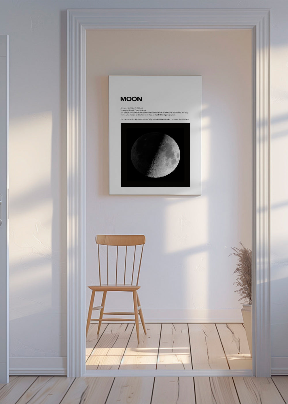 Fotografia księżyca w pierwszej ćwiartce