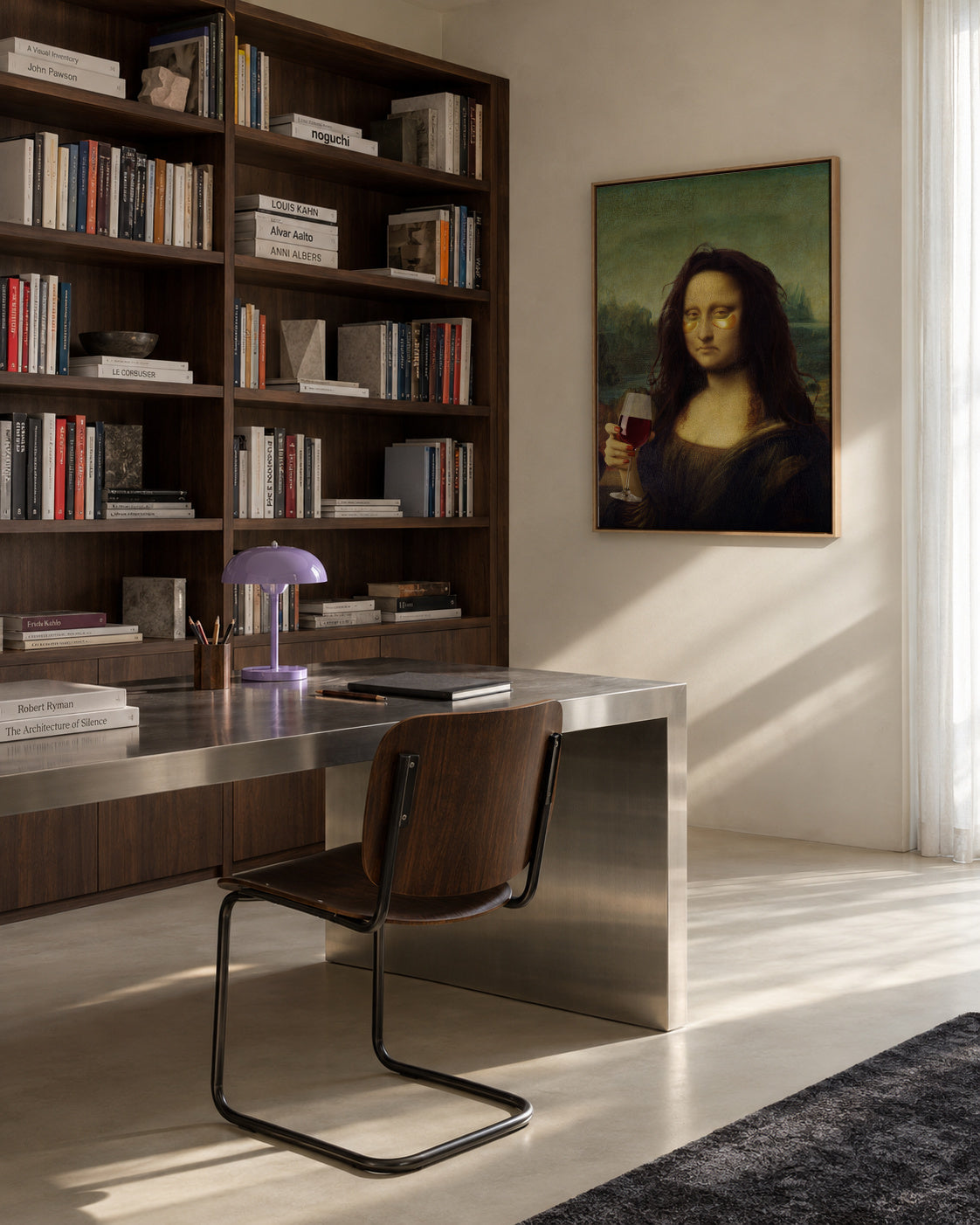 Monday Lisa - Framed canvas in an interior