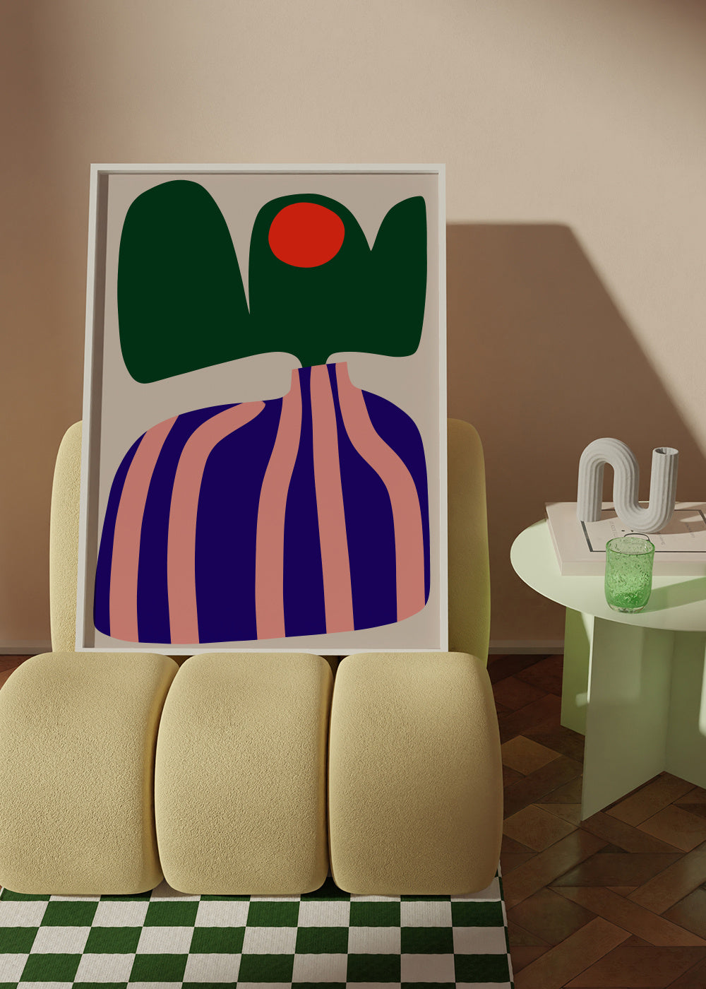 Keukenhof 03 - Framed poster in an interior