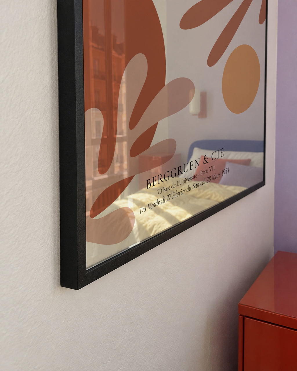 Henri Matisse papiers découpés VII - Framed poster detail