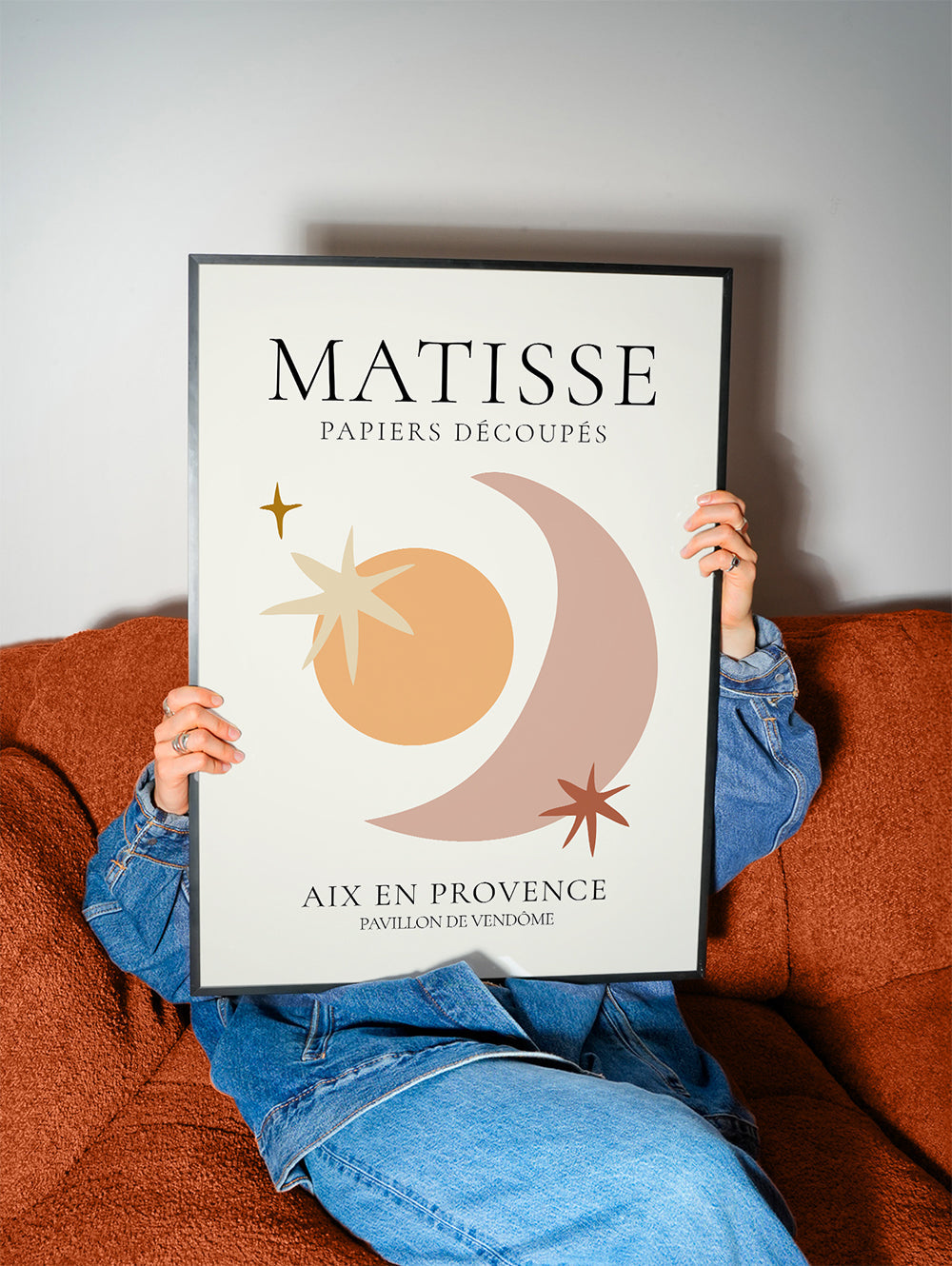 Ilustracja Matisse papiers découpés w pastelowych tonach