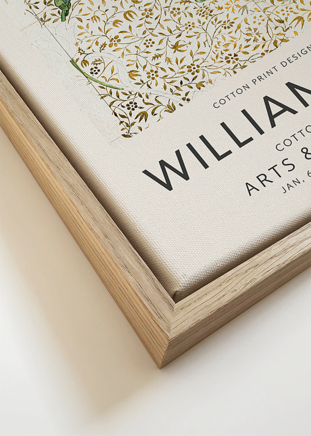Plakat botaniczny William Morris wzór kwiatowy