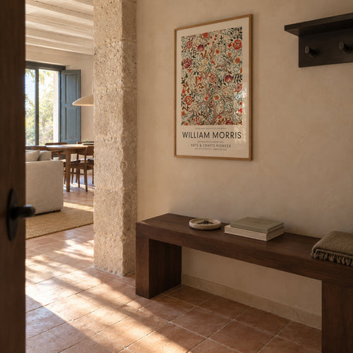 William Morris pattern III - Framed poster in an interior