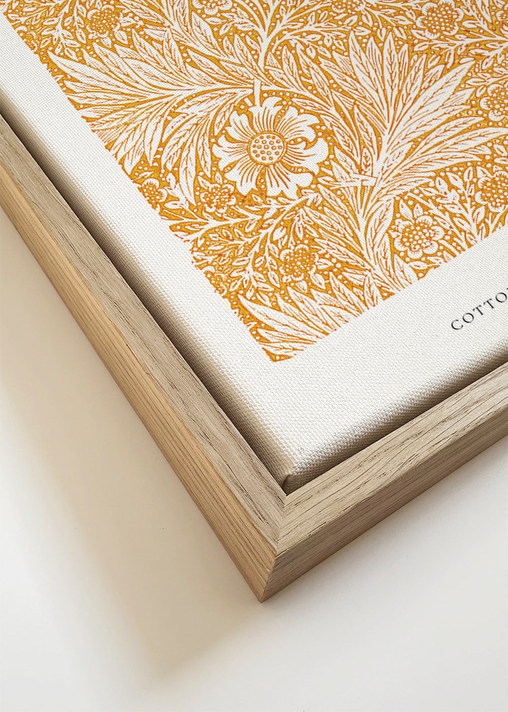 Plakat botaniczny William Morris motyw Marigold