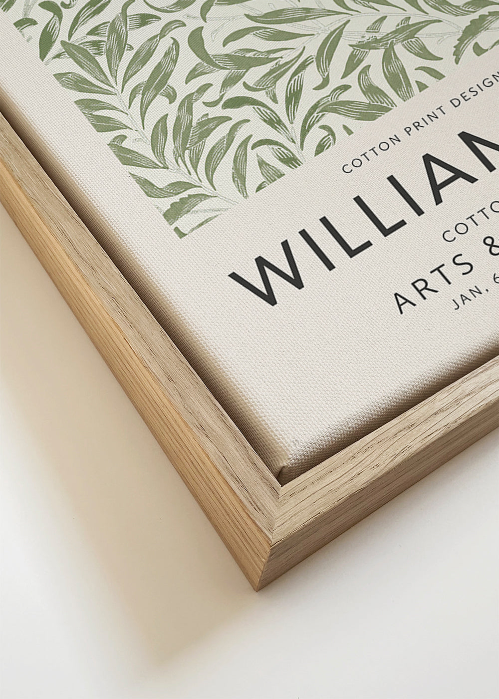 Plakat botaniczny William Morris z motywem liści