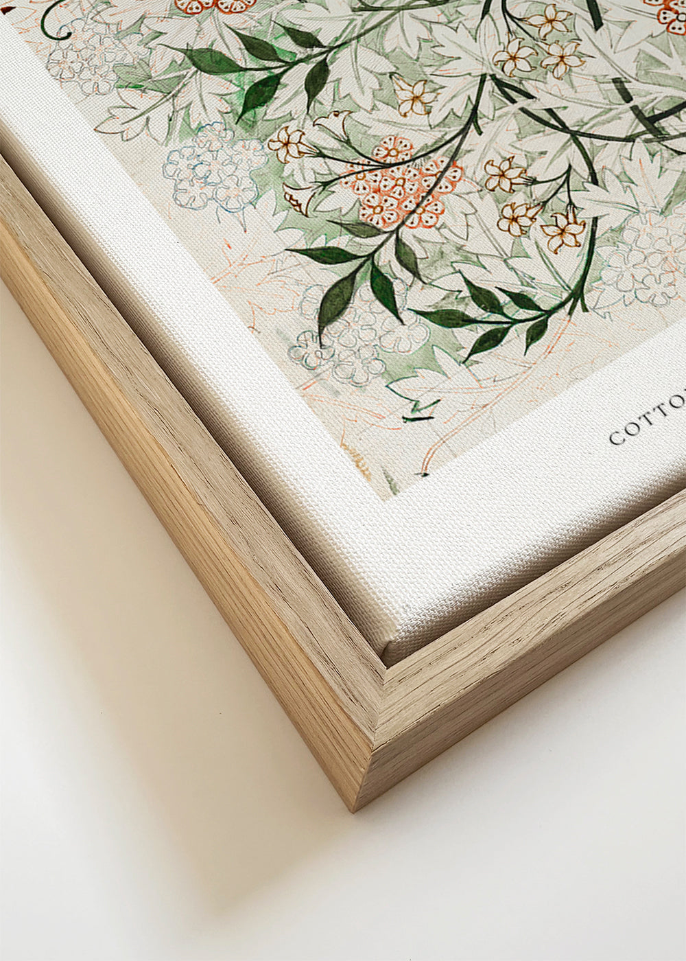 Plakat botaniczny z jaśminem William Morris