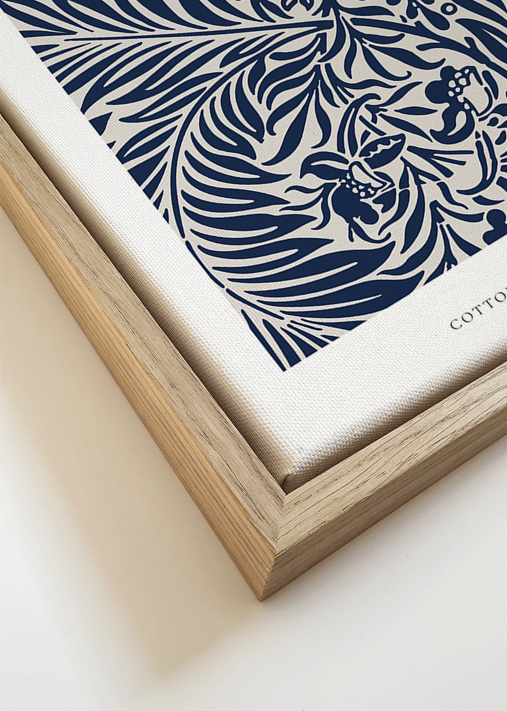 Plakat botaniczny William Morris Larkspur niebieski