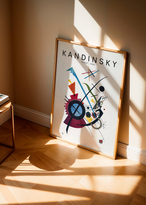 Obraz abstrakcyjny Kandinsky 1923 motyw geometryczny
