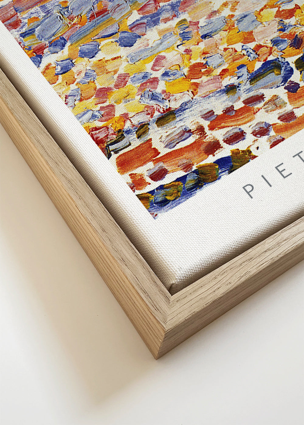 Obraz abstrakcyjny Mondrian Dune II kolorowe pociągnięcia