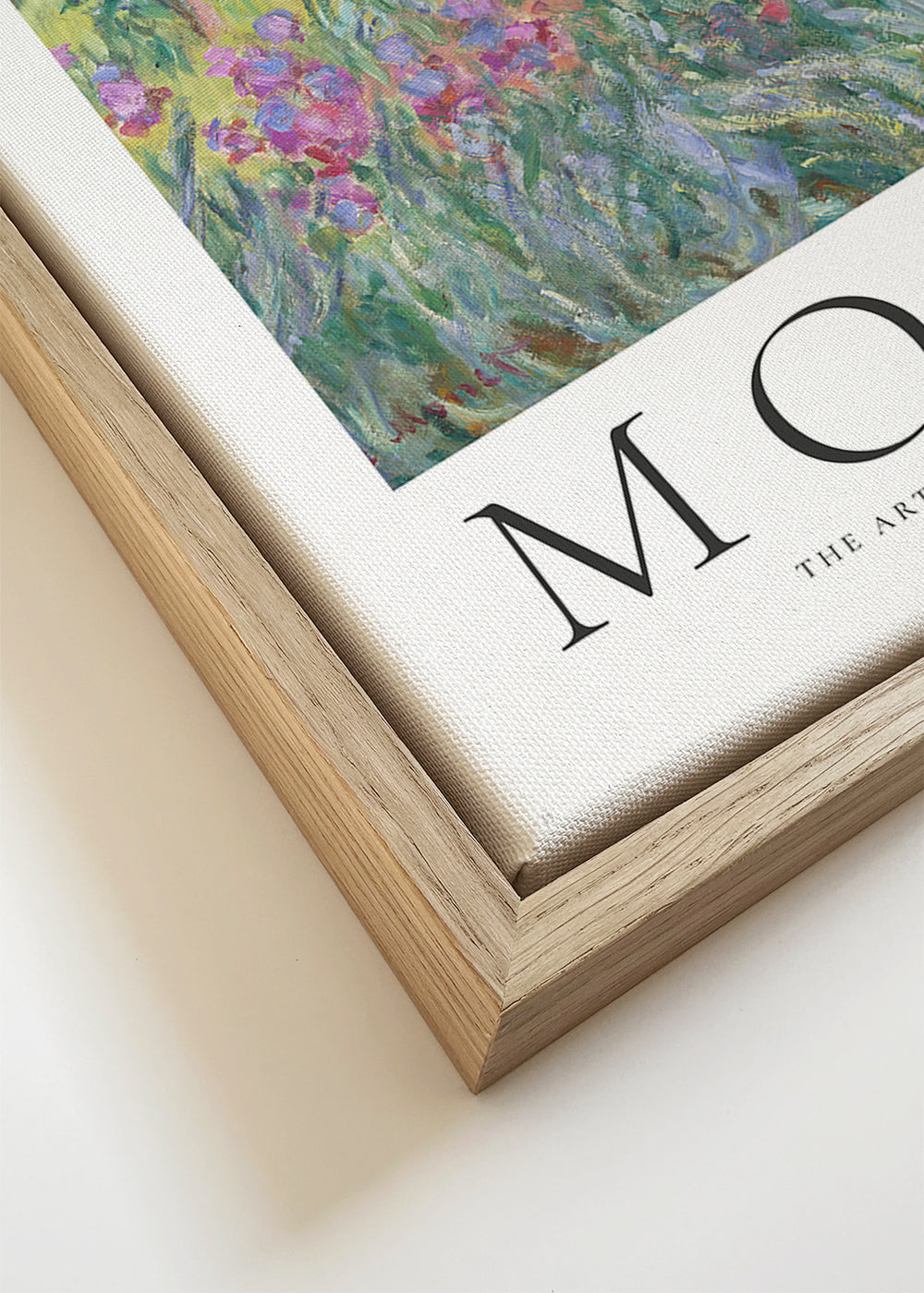 Plakat botaniczny: ścieżka irysów w Giverny