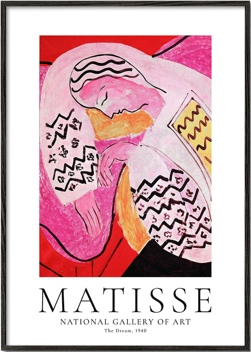 Ilustracja Matisse przedstawiająca śpiącą postać