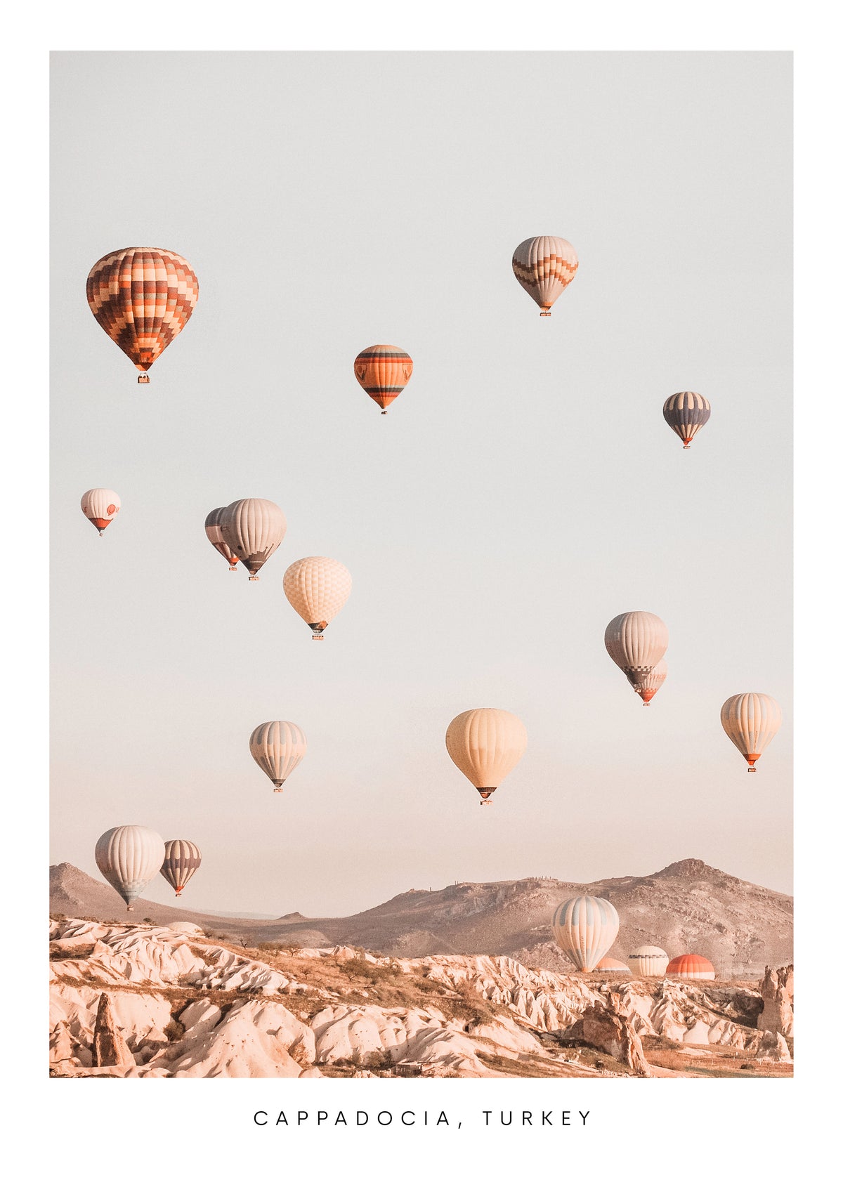 CAPPADOCIA, TURKEY - Unframed art print