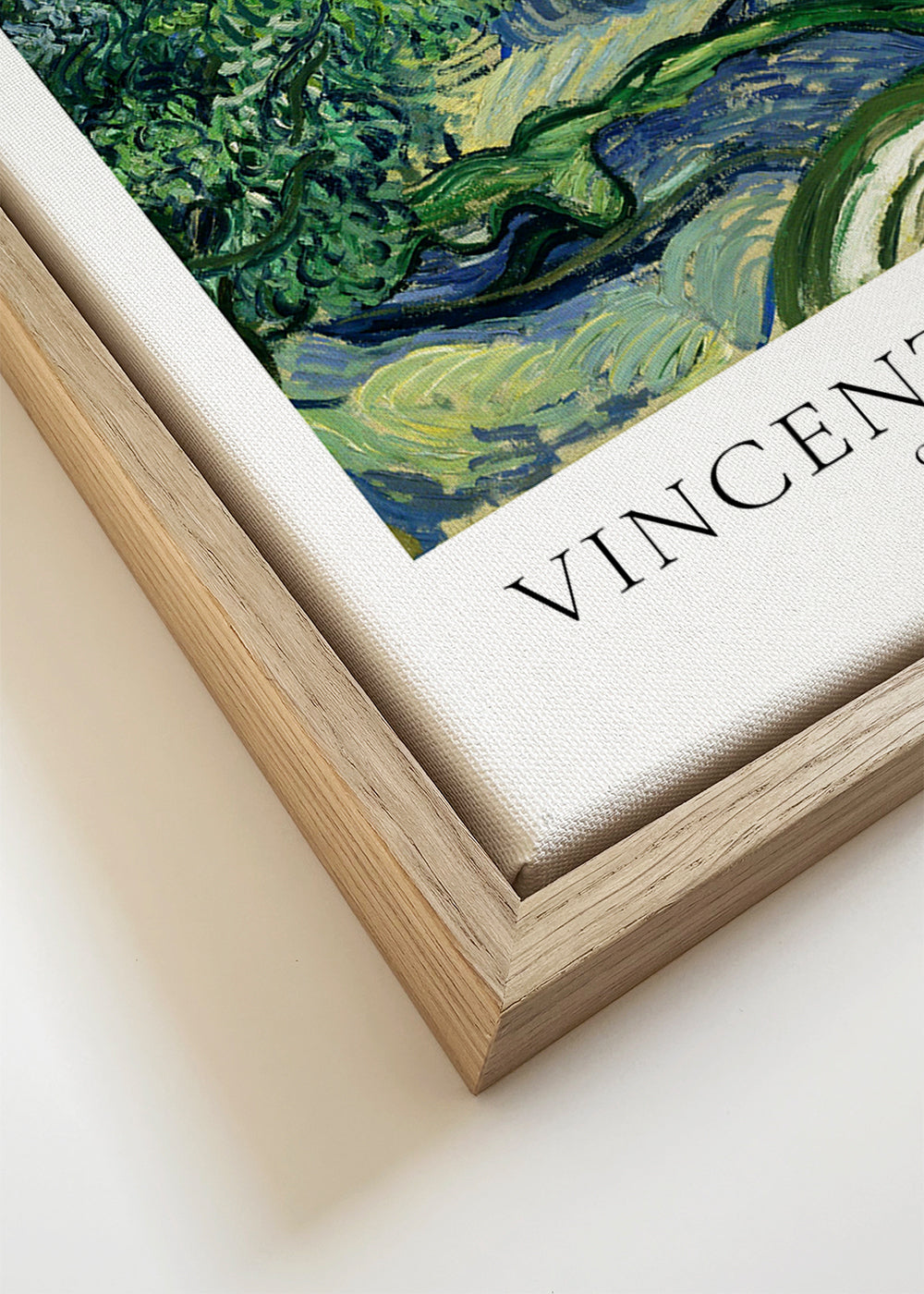 Plakat botaniczny Drzewa oliwne Van Gogha