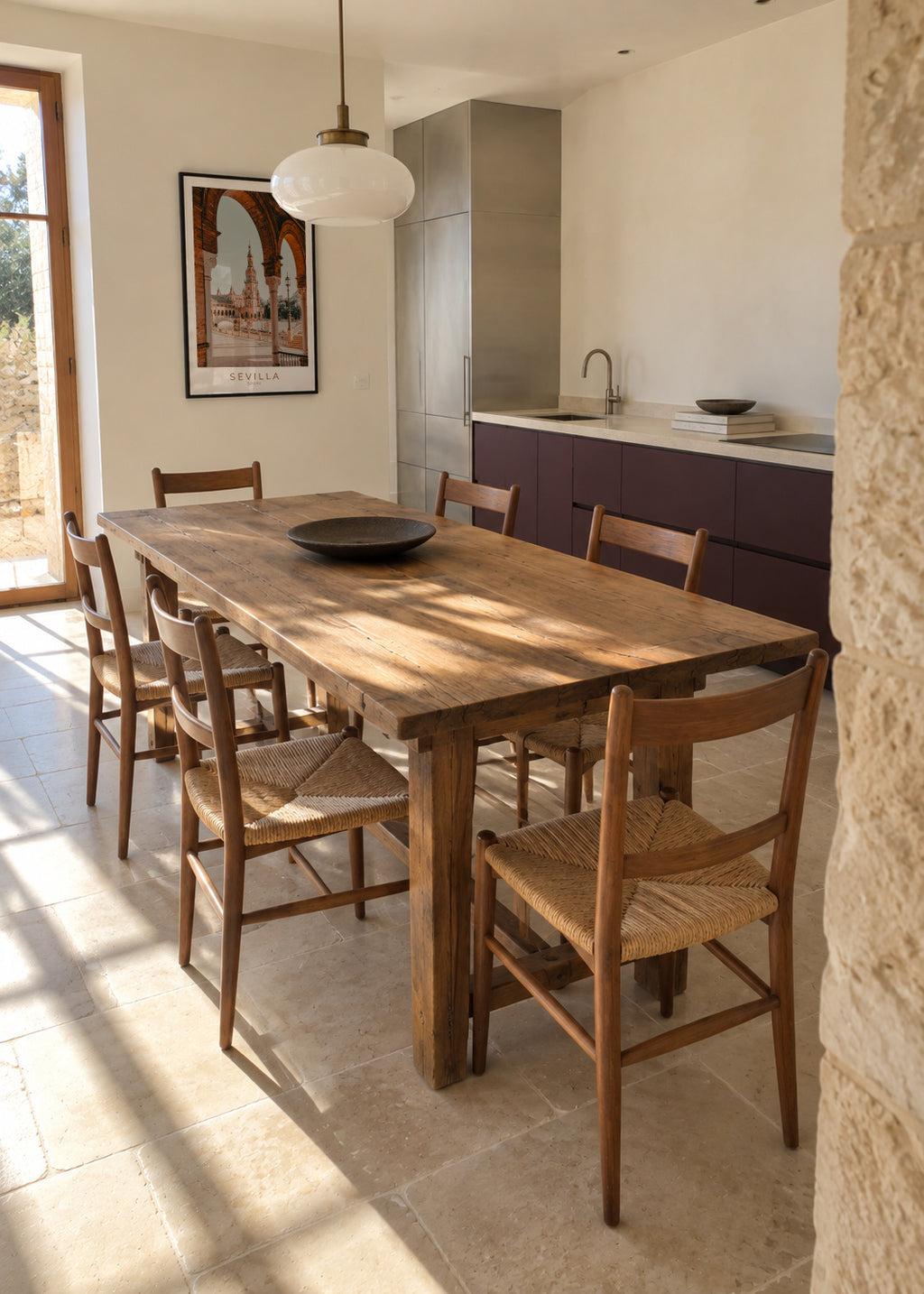 Spain Collection - Sevilla - Framed poster in an interior