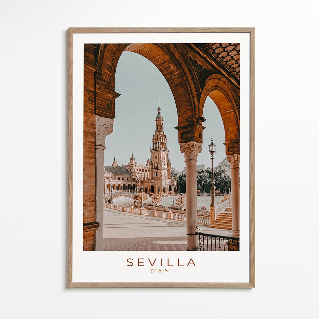 Sztuka do kuchni Sewilla: łuki i plac