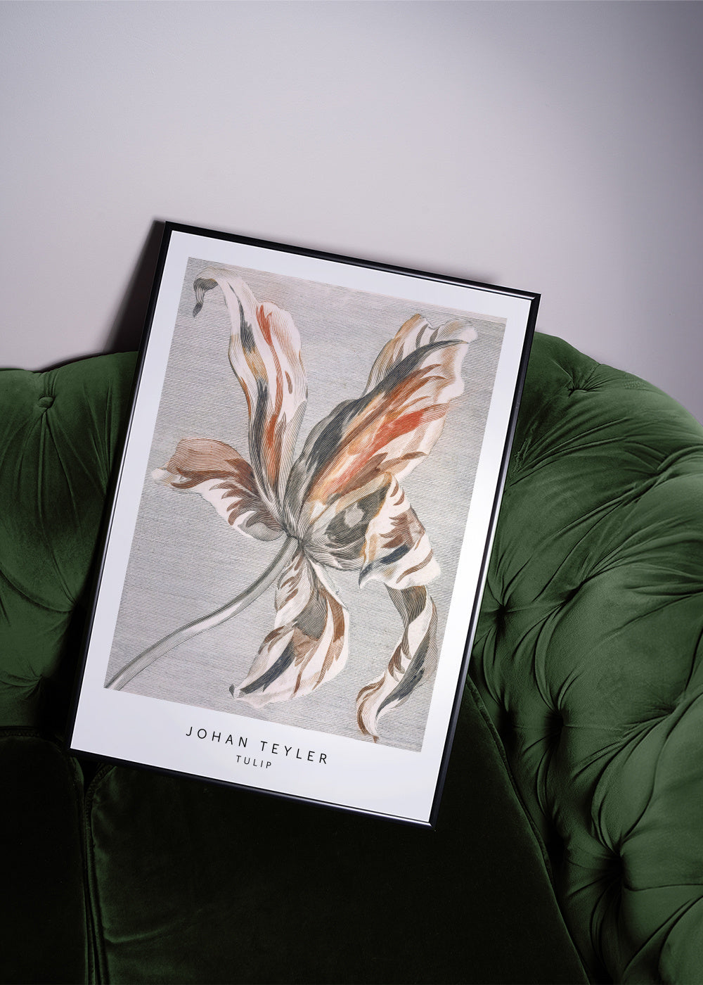 Johan Teyler Tulip - Framed poster in an interior