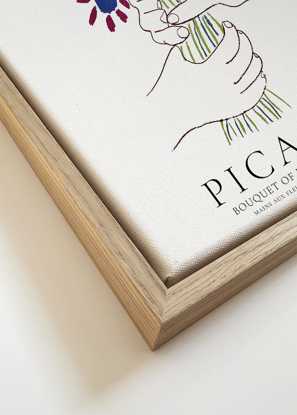 Plakat botaniczny: szkic bukietu kwiatów