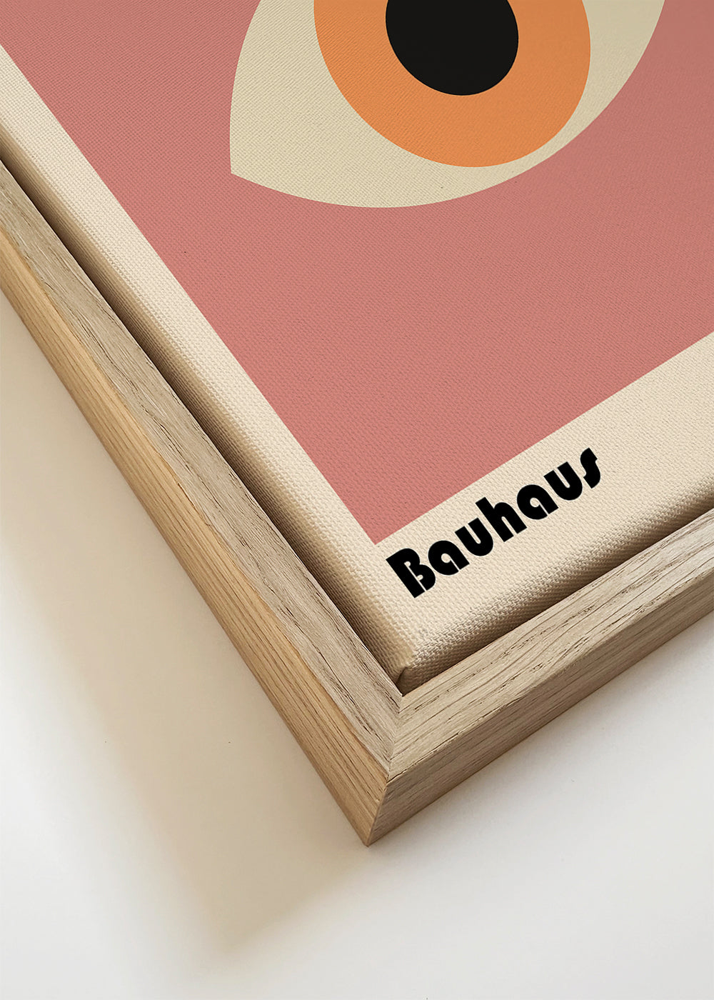 Plakat geometryczny oko Bauhaus