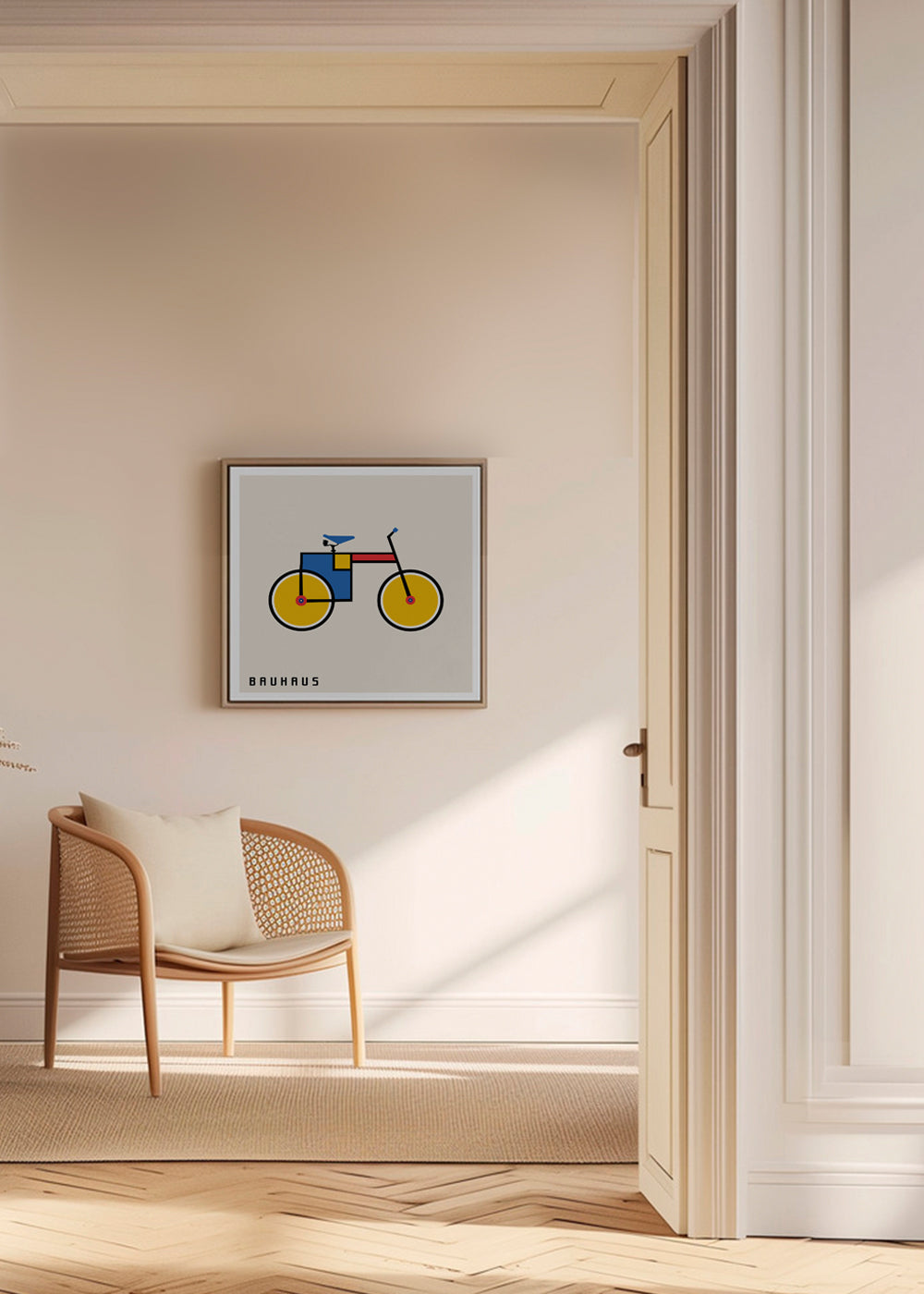 Ilustracja Bauhaus rower