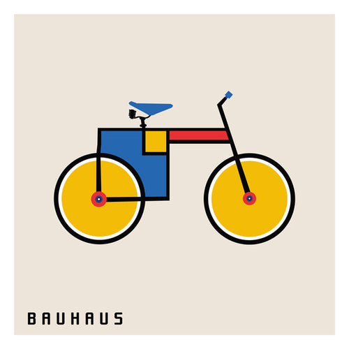 Ilustracja Bauhaus rower