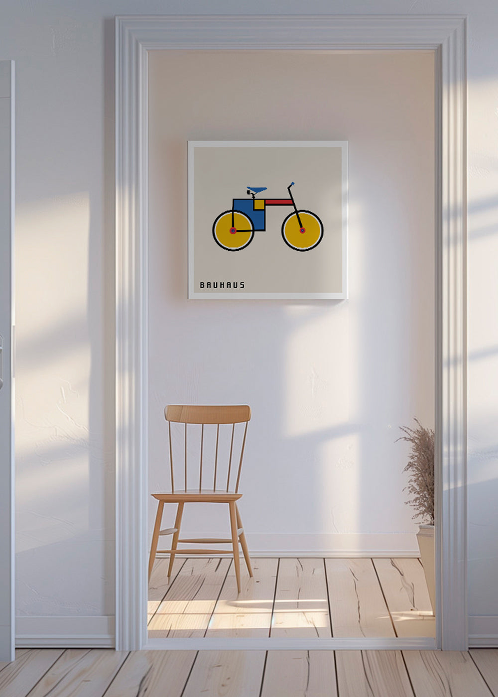 Ilustracja Bauhaus rower