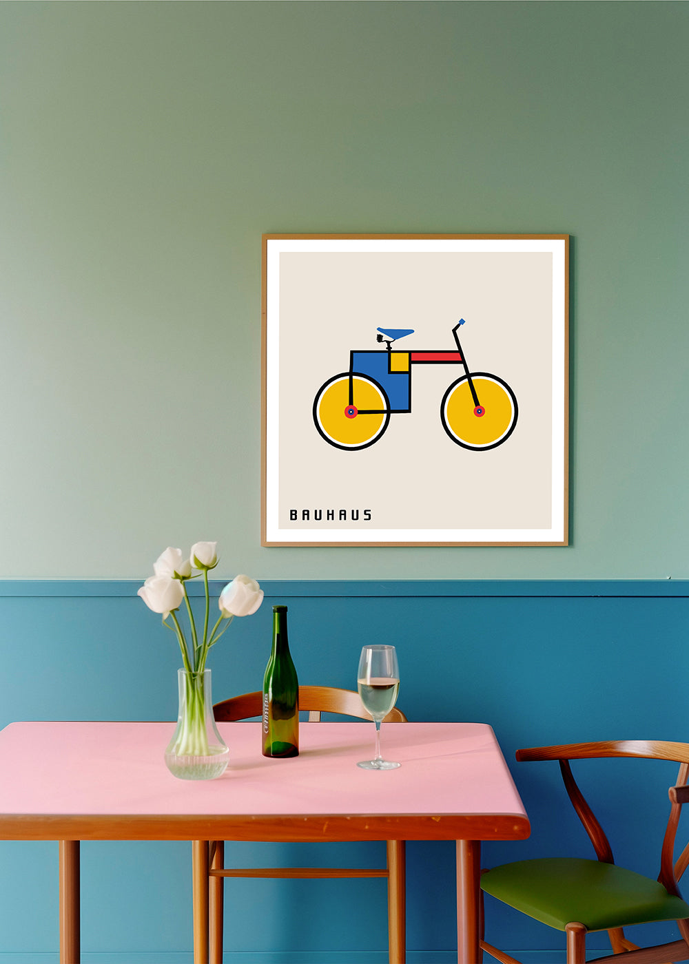 Ilustracja Bauhaus rower