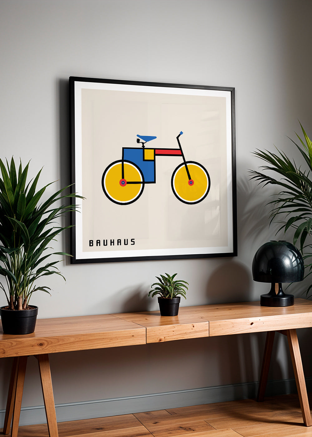 Ilustracja Bauhaus rower