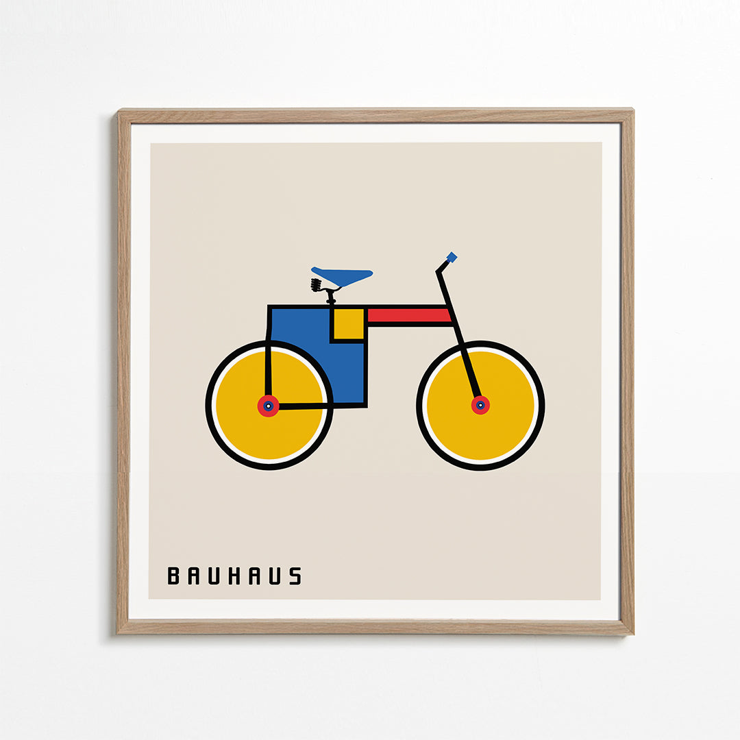 Ilustracja Bauhaus rower