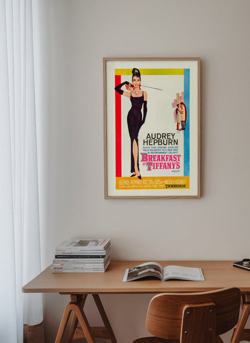 Plakat vintage Audrey Hepburn klasyk