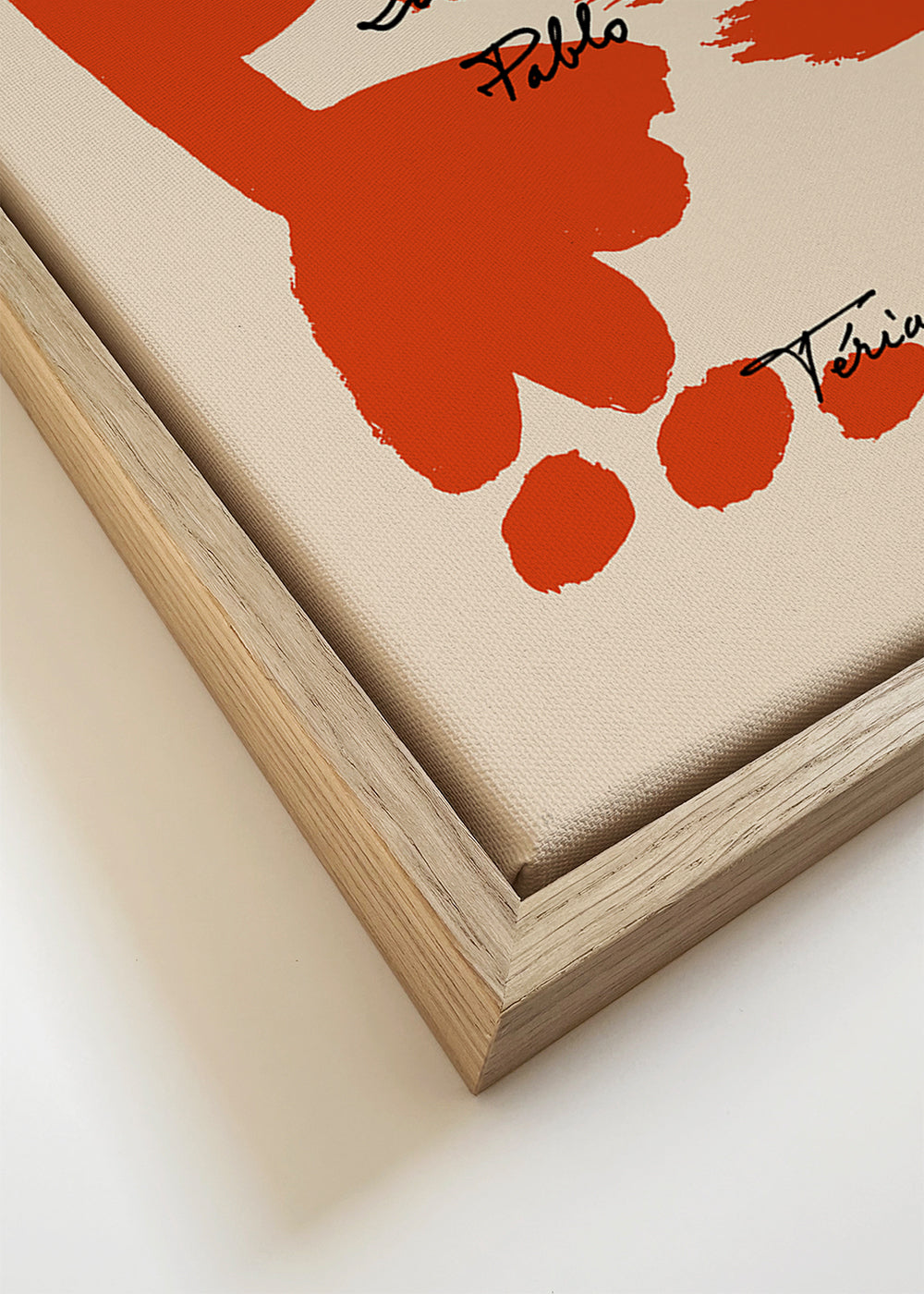 Plakat vintage typograficzny czerwony