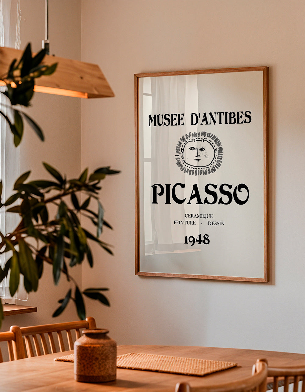 Wydruk vintage Musée d'Antibes Picasso 1948