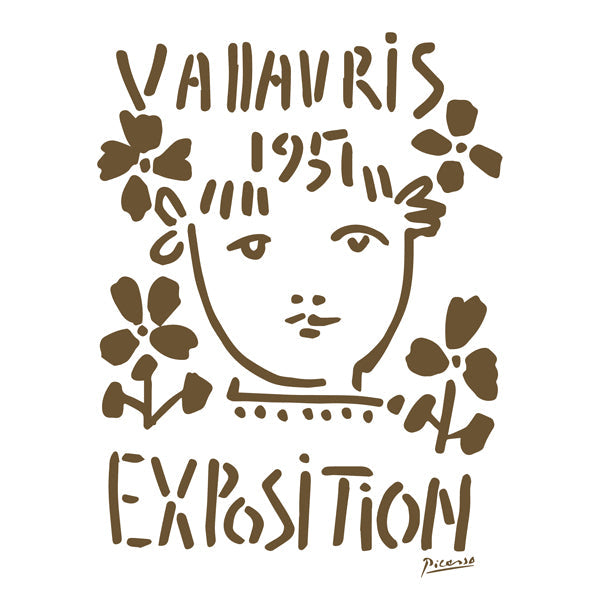 Plakat vintage Vallauris Exposition 1951