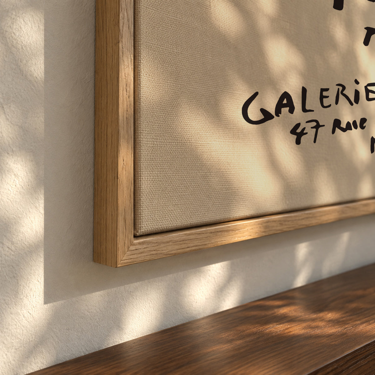 PABLO PICASSO Galerie Louise Leiris Print Poster - Square - Framed canvas detail