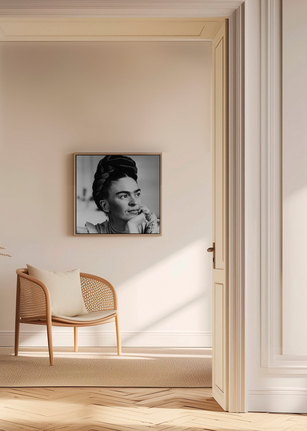 Fotografia portretowa czarno-biała w stylu vintage