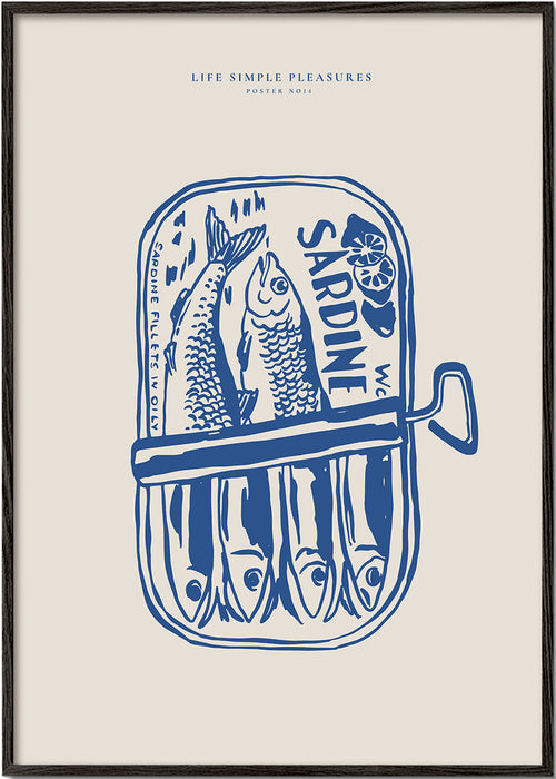 Sztuka do kuchni Sardynki w puszce ilustracja