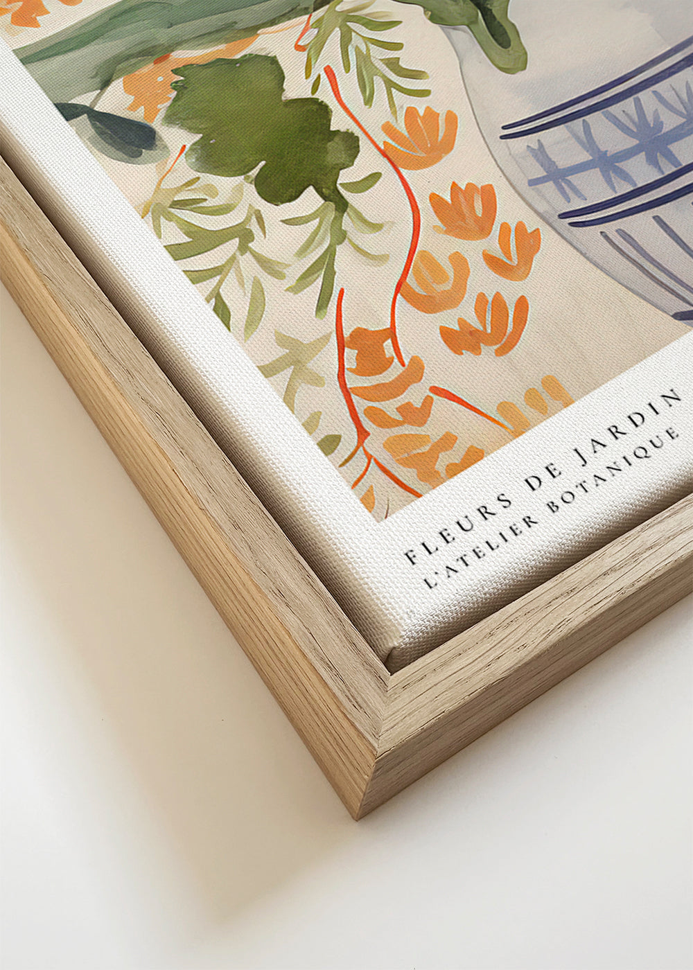 Plakat botaniczny: bukiet akwarelą w wazonie