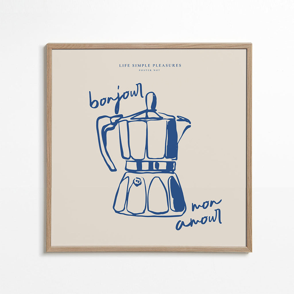 Life Simple simple pleasures - Bonjour mon amour - SQUARE