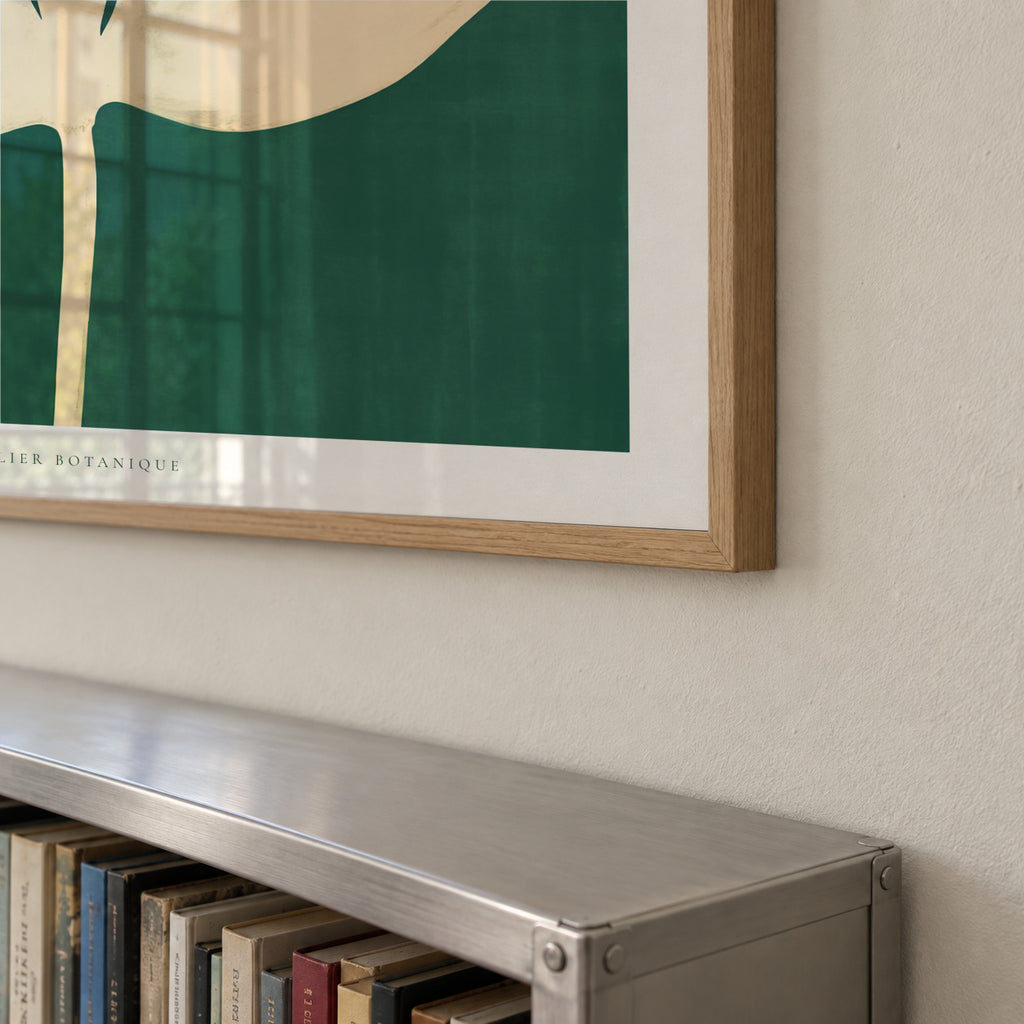 Daisy Flower (Marguerite Fleur) - SQUARE - Framed poster detail