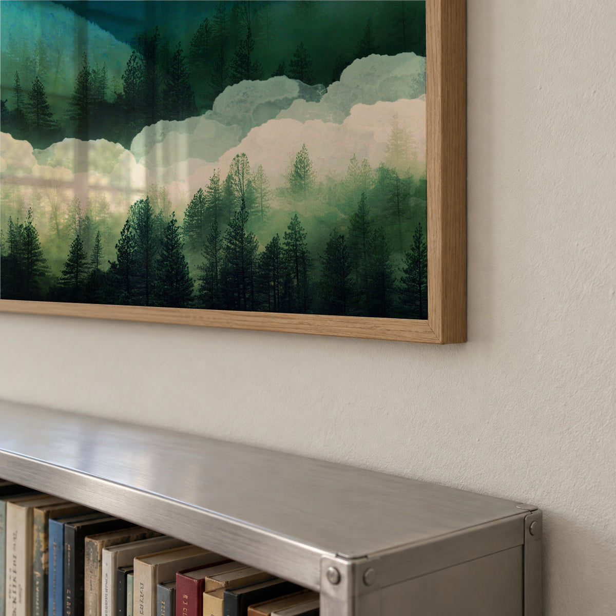 Emerald Hills Square - Framed poster detail