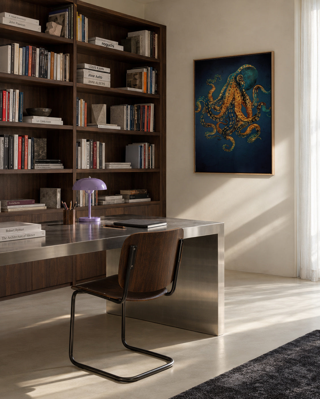 Underwater Dream IV - Framed canvas in an interior