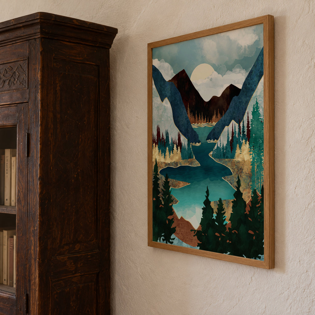 River Vista - Framed poster detail