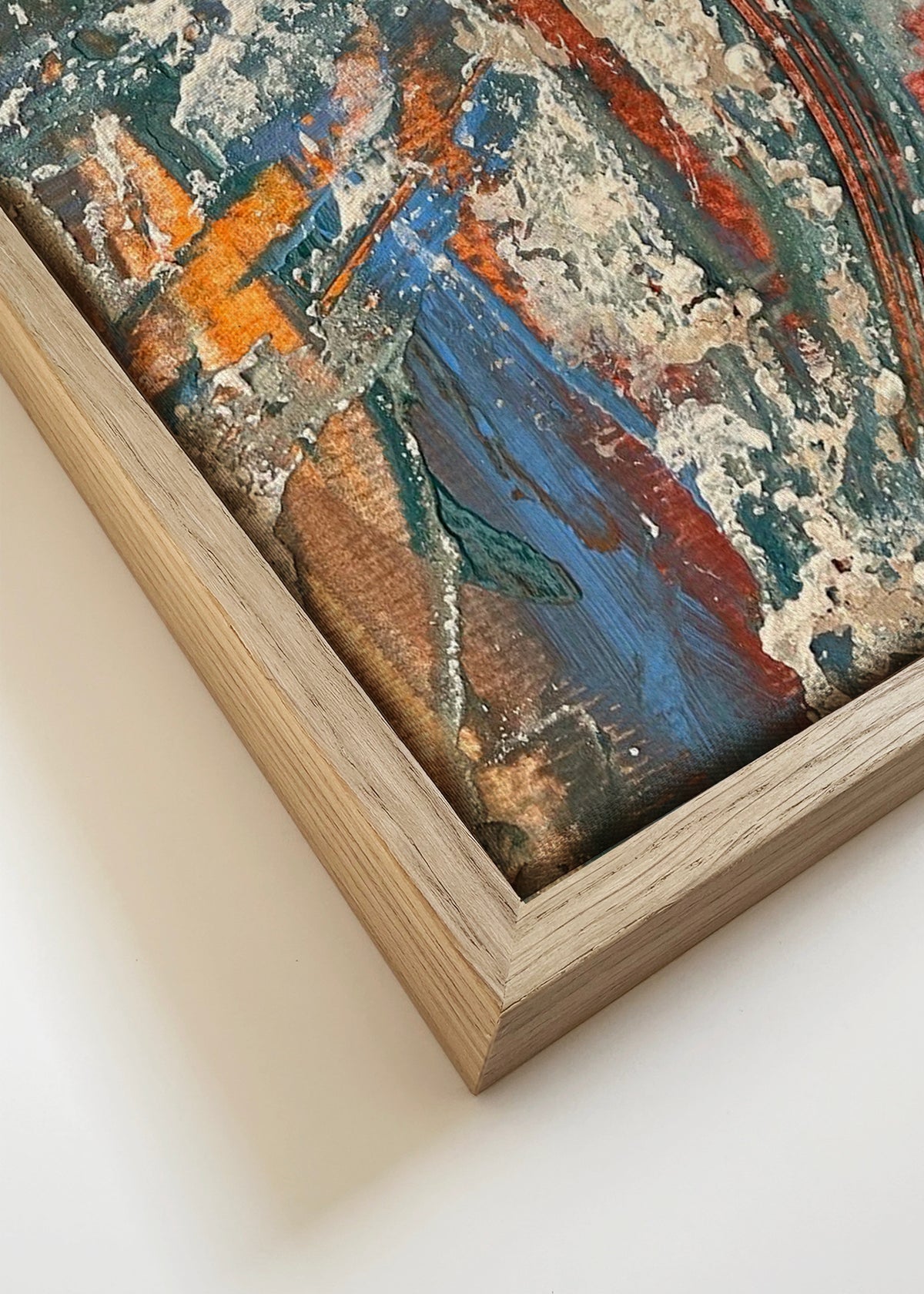 Geiser - Framed canvas detail