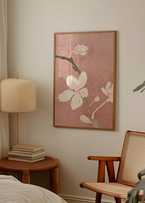 Plakat botaniczny różany kwiat – Product1