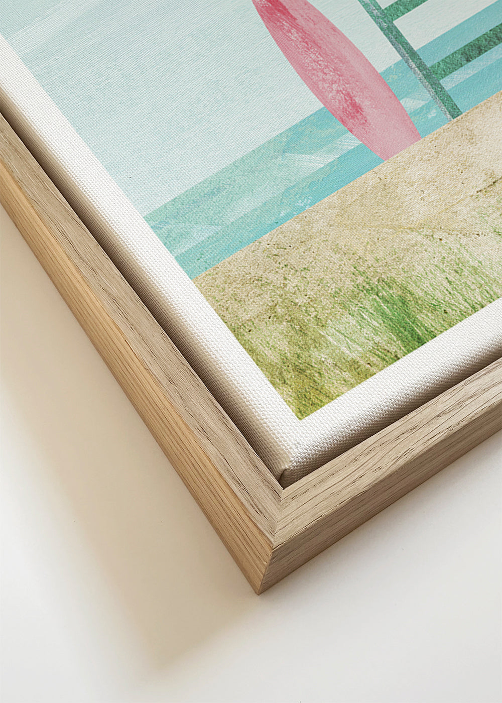 Ilustracja plaży Floryda z wieżą i deską