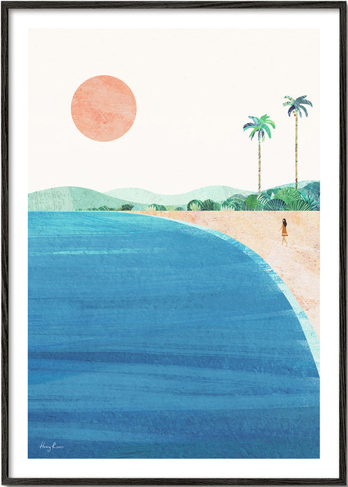 Sztuka krajobrazu plaża minimalna